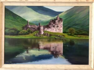 ‘Ruined Glory’…..Scottish Highlands Oil Painting