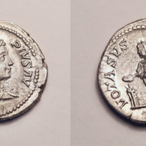 Roman Empire: Caracalla, silver denarius (3.21g), 198-217 CE