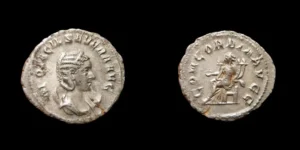 Incredible and majestic Billion Roman coin depicting the beautiful Roman Empress Otacilia Severa.
