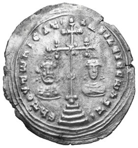 Basil II Bulgaroktonos, with Constantine VIII, 976-1025 AD, AR Miliaresion