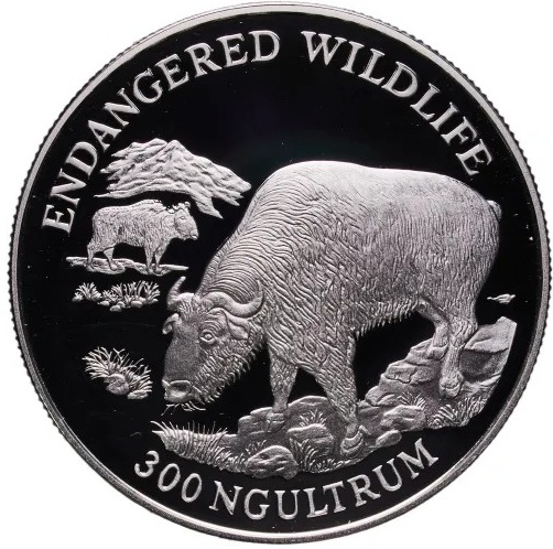 Bhutan 300 Ngultrum 1993, Bhutan silver coin, Takin silver coin, endangered wildlife coin, .925 silver coin, sterling silver, silver, silver coins, silver investment, investment grade silver, great investment-grade product, rare silver coins, limited mintage coins, 10000 mintage coin, Asian silver coins, Bhutan numismatic coin, KM67 coin, collectible silver, proof silver coin, wildlife silver coin, Himalayan coins, precious metal investment, buy silver online, best site to buy silver from, House of Emirates® silver coins, House of Emirates®, luxury silver coins, sovereign silver coin, 38mm silver coin, 31.51g silver coin