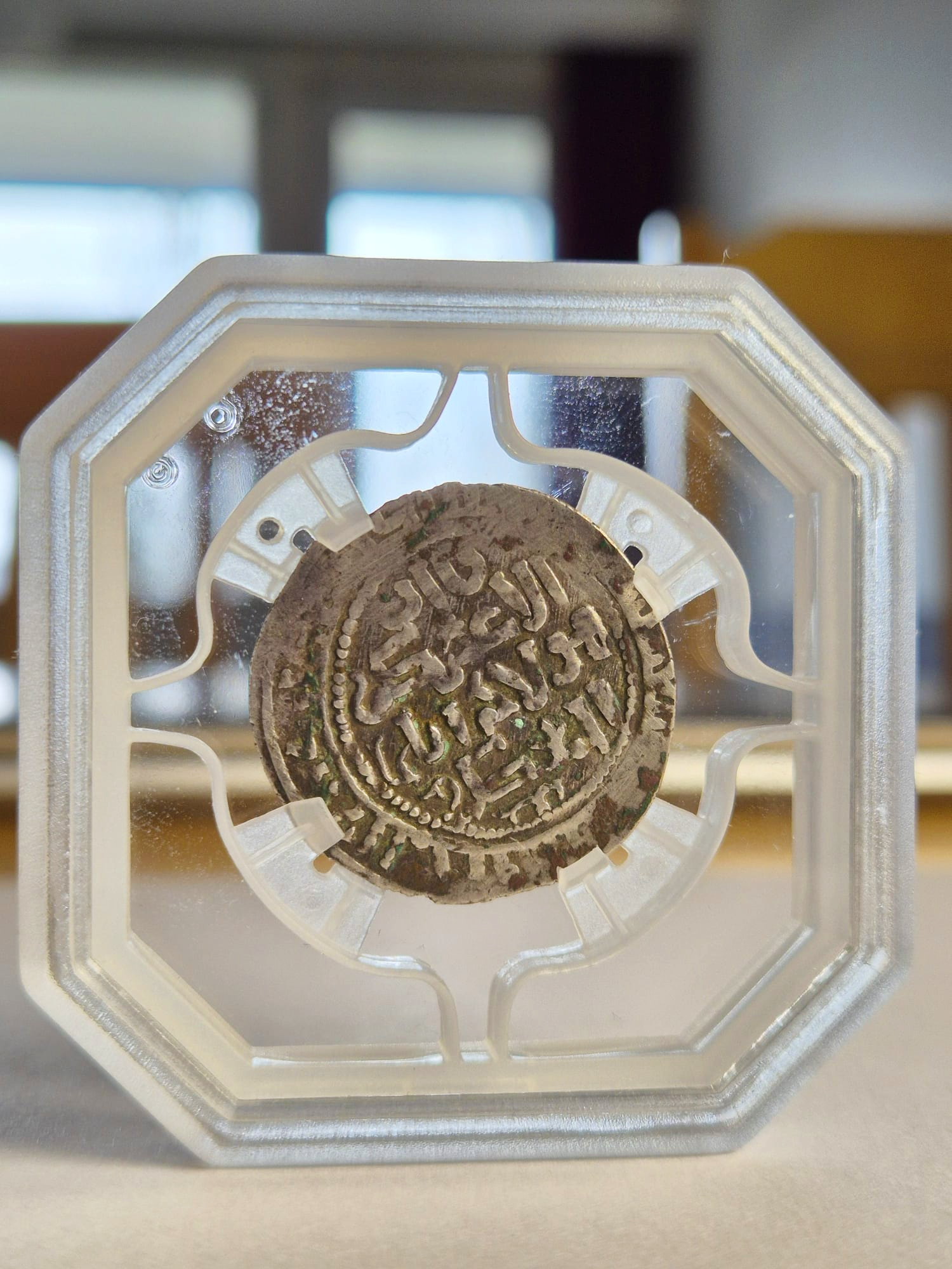 Hulagu Khan coin, Mongol silver dirham, Mardin mint coin, Islamic silver coin, Ilkhanate coin, medieval coin investment, ancient silver dirham, Mongol Empire currency, GENI graded coin Paris, rare Islamic numismatics