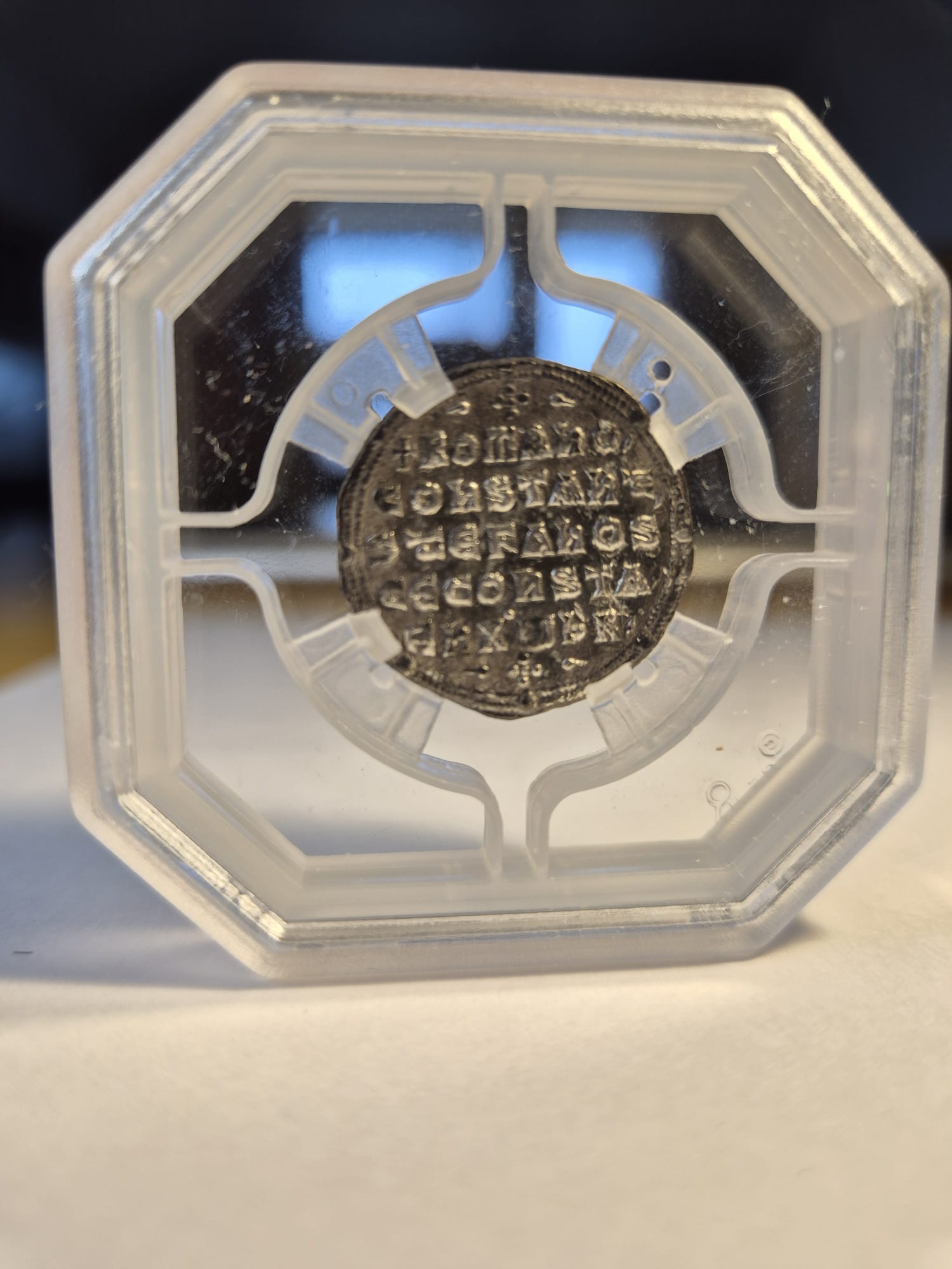 Byzantine Silver Miliaresion: Constantine VII, Romanus I - Image 3